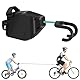 Fahrrad Abschleppseil Kinder mit Dreiecktasche,Elastisches 2.5M Fahrrad Traktionsseil,Eltern Kind Zugseil Abschleppseil Traktionsseil,Tragfähigkeit 500 lbs für Kinder MTB Bike (Model A, Einheitsgröße)