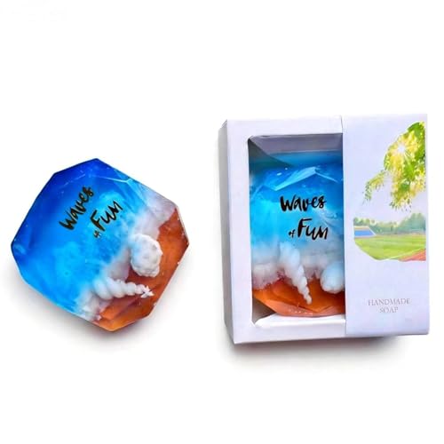 Image of Ocean Memorial Scented Soap Bars, Creativity Bathroom decoration soap Handmade Essential oil Soap, Ideal Gift for Wedding Party Favors