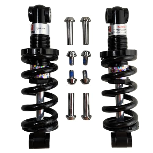 Motorcycle Suspension Shock 125mm 150mm 450LBS 500LBS 750LBS 1200LBS Front Rear Shocker Spring Scooter Bicycle Bike Damper Shocks Absorber (150mm 750LBS, 2)