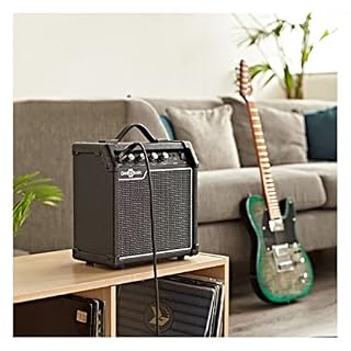 Guitare Électrique gaucher 3/4 LA par Gear4music Noir avec ampli 10W - Les Beatles, Paul McCartney, John Lennon, RIngo Starr, George Harrison Guitare Électrique gaucher 3/4 LA par Gear4music Noir avec ampli 10W – Image 5