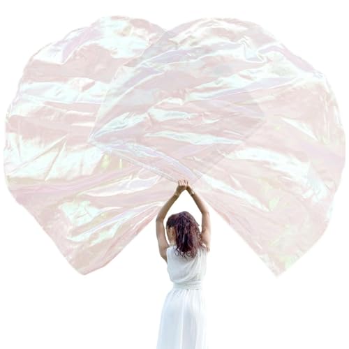 Drapeau de danse culte 38x55 pouces avec mât rétractable pour église x2