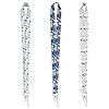 cobee ID Lanyards Strap Abzeichen Lanyards Schlüsselband mit niedlichem Muster für Handy, Tasche ID Kartenhalter Schlüsselband für Damen Herren (3 Stück, Schlüsselband aus der Herz Serie)
