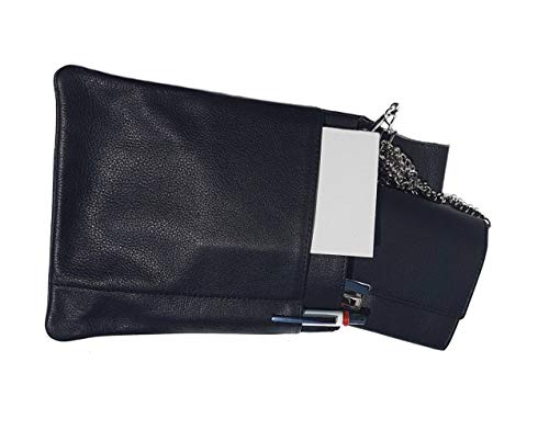 Preisvergleich Produktbild Kellnerbörse weiches genarbtes Nappaleder mit Gürteltasche großes verstärktes Hartgeldfach 6 Scheinfächer