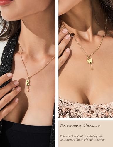 316L Hypoallergenic Surgical Steel Circle Pendant Necklace for Women - Dainty Coin, Minimalist Disc Necklace, Cute Delicate Jewelry Gift for Her3