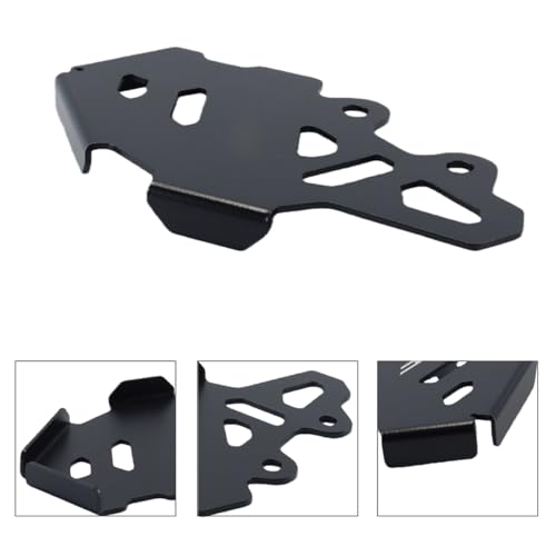 ACOLY Motorradbremse, hinterer Hauptzylinder, hinterer Hauptbremszylinder, Schutz der Fersenabdeckung für Honda CRF300L CRF300 Rally CRF 300 L CRF 300L 2021 2022 (schwarz)