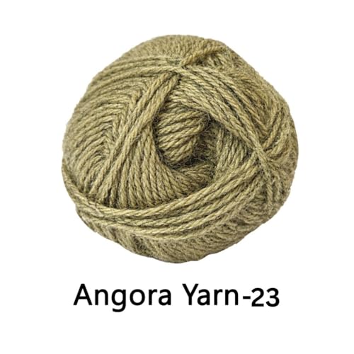 Image of VCR Mix Black Angora Knitting Yarn, Pack of 1, 100 Grams Hank, 256 Meters Length, 80% Flurry - 20% Acrylic Polyamide Soft Ball for Crochet and Knitting, Suitable for Baby Blankets, Cushion Covers