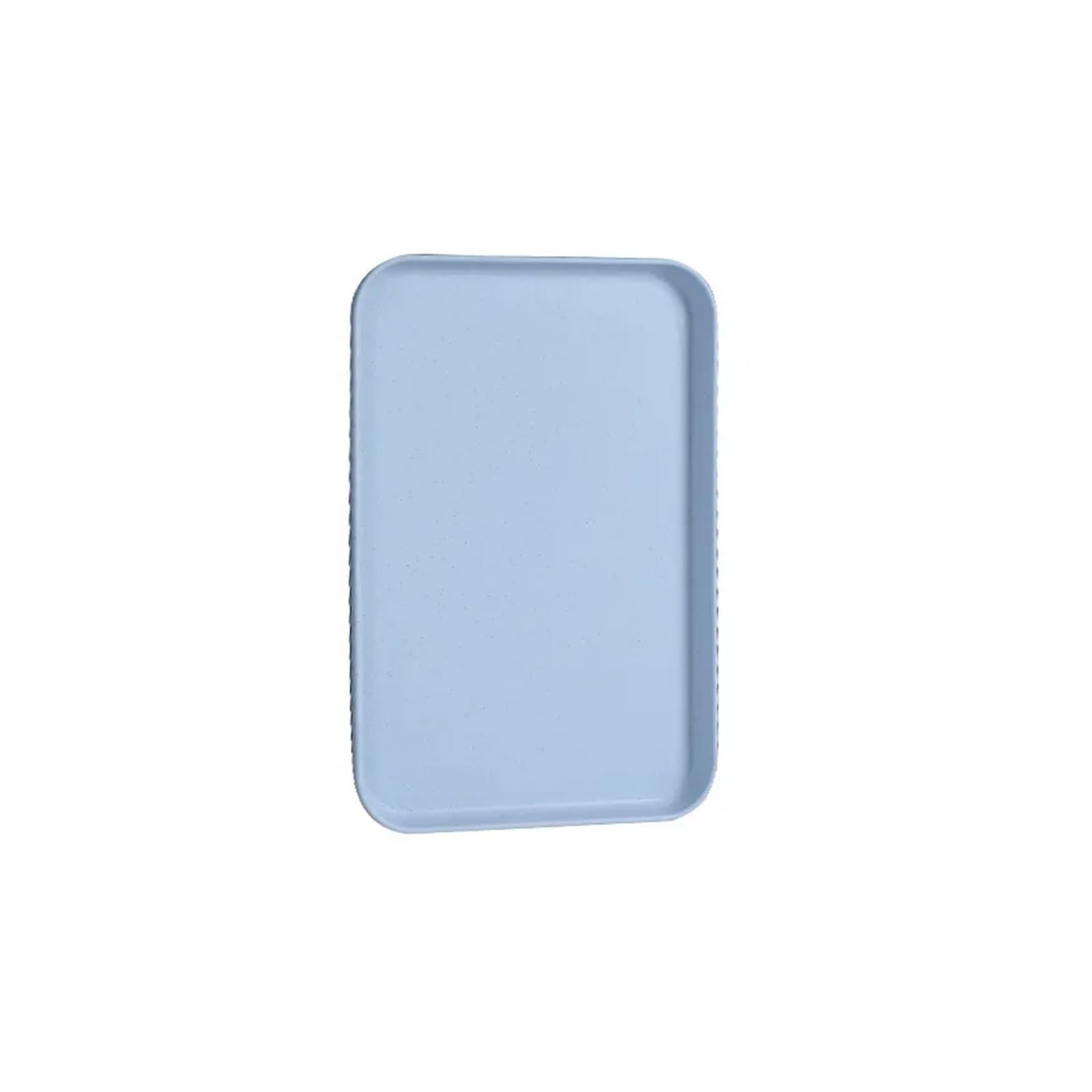 Plateau de service rectangulaire en plastique pour collations et boissons, cuisine et usage domestique, essentiel pour la restauration et l'hôtellerie (vert)