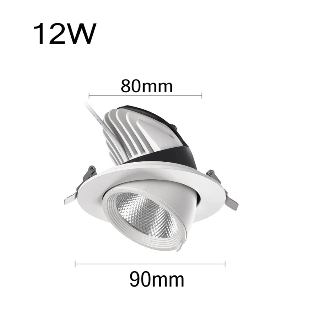 faretti da soffitto Faretti da Incasso a LED Faretti da soffitto orientabili a LED Faretti da soffitto Bianchi Faretti da Incasso per Cucina Camera da Letto Soggiorno Mini faretti