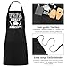 Livdouyu Lustige Kochschürze Grillschürze für Männer, Schürze Herren PAPA GRILLT AM BESTEN Professionelle Küchenschürze mit Tasche Chefkoch Ehemann Verstellbar Geburtstagsgeschenk