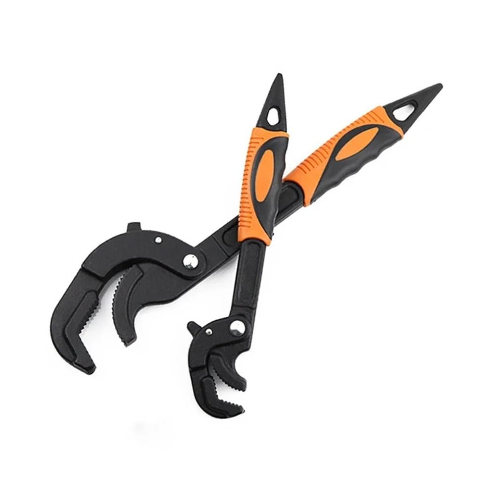 Llave de tubo Universal 14-30/30-60mm, juego llaves extremo abierto, herramienta agarre a presión acero alto carbono, mano múltiple for fontanero