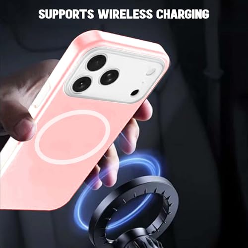 Image of Kratos Soft Silicone Case Cover Compatible with iPhone 17 Pro - Everyday Comfort Protection, Wireless Magnetic Charging Case with Raised Edge Camera & Screen Protection, Shock-Resistant Design