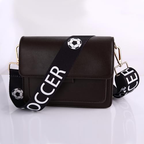 Image of NVENF Game Day Purse Strap Replacement Baseball Basketball Soccer Golf Crossbody Shoulder Bag Straps for Stadium Clear Purse (Style D)