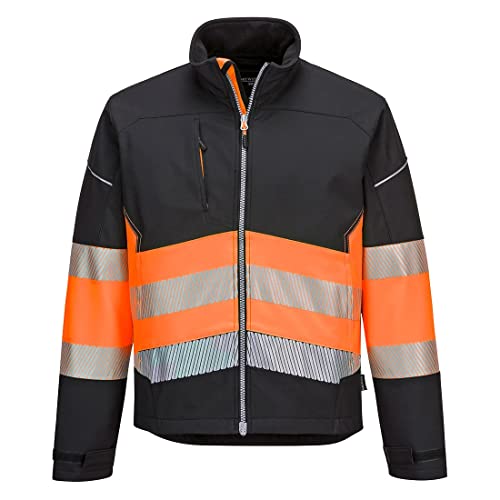 Portwest - Veste Softshell PW3 HV 3XL Noir / Orange