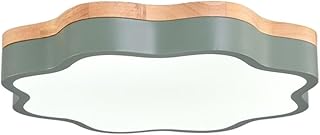 chandler light Lámpara de techo de madera de estilo nórdico con colores de macarrón rosa cerca de accesorios de iluminación de techo Lámpara de techo creativa regulable Lámpara de montaje semiempotrad