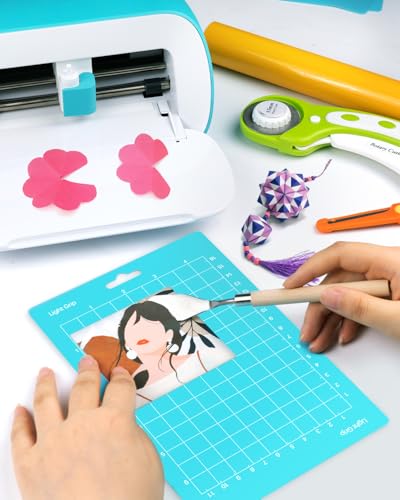 Gwybkq Cutting Mat, Compatible With Cricut Joy 8 Packs (4.5x6.5In,4.5x12In) Accessories (Standardgrip,Light)