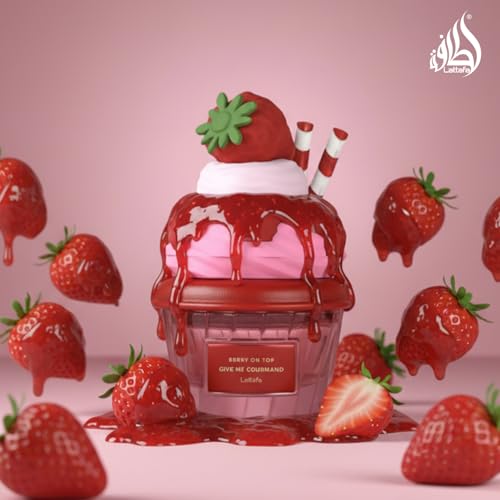 Image of Lattafa Berry On Top Eau de Parfum, Give Me Gourmand Collection - 75ml