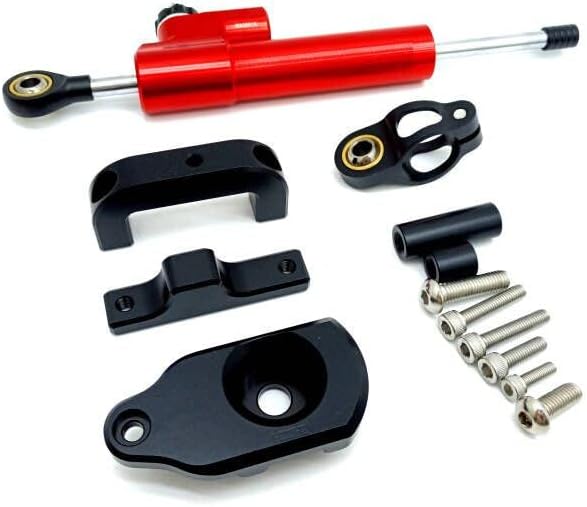 Steering Damper for KAABO Mantis 8 Mantis 10 10inch Electric Scooter Parts Accessories (Red Kaabo Mantis)