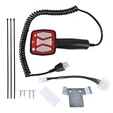 [Vollständiges Controller-Kit] Paket enthält 1 Handheld-gerades Blatt Pflugcontroller (6-polig), 1 12-poliger auf 6-poliger Adapter, 1 Halterung, 4 Blechschrauben, 1 Patch und 3 Kabelbinder; bestätigen Sie Ihr Pflugmodell 56462, 1306902 oder 9400 für die richtige Passform.