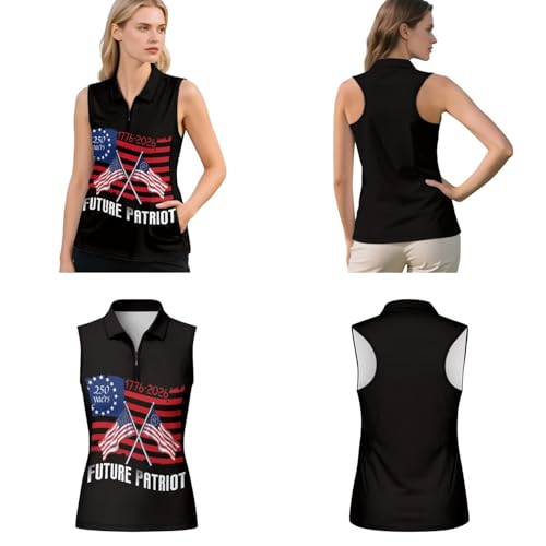 Polo para Parejas GULANGYU Camisa de Golf de Secado Rápido con Media Cremallera miniatura 2