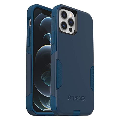 OtterBox Commuter Series Case for iPhone 12 Pro Max - Bespoke Way (Blazer Blue/Stormy SEAS Blue)