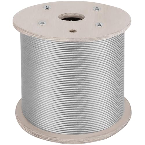 Image of Stainless Steel 304 6x19 Wire Rope Cable, 2 to 8 mm (6 mm 50 miter)