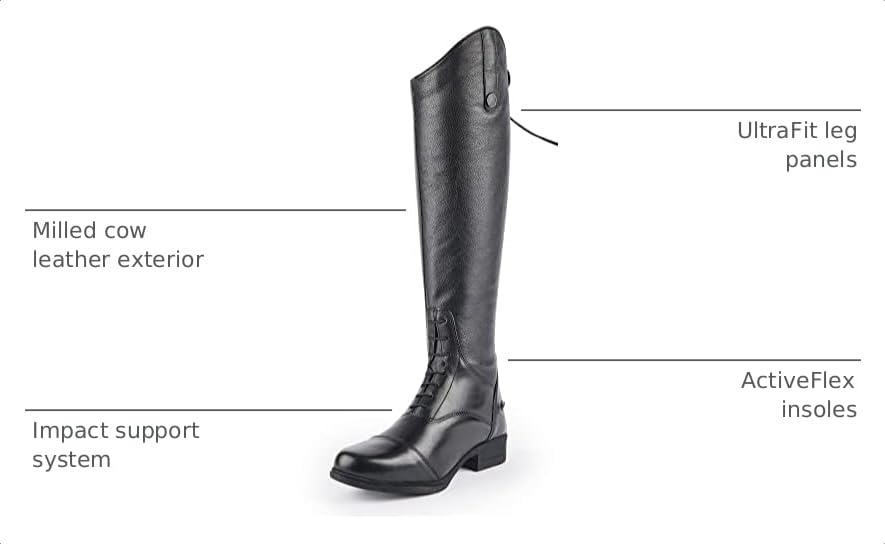 Image of Shires Women's Moretta Gianna Tall Height Leather Riding Boots