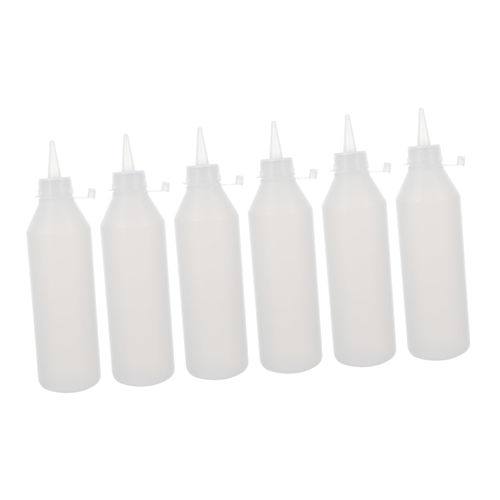 HOODANCOS 500ml Glue Bottle Set Plastic Bottles for Glue Paint Dye Glitter Ink Sauce Dispensing