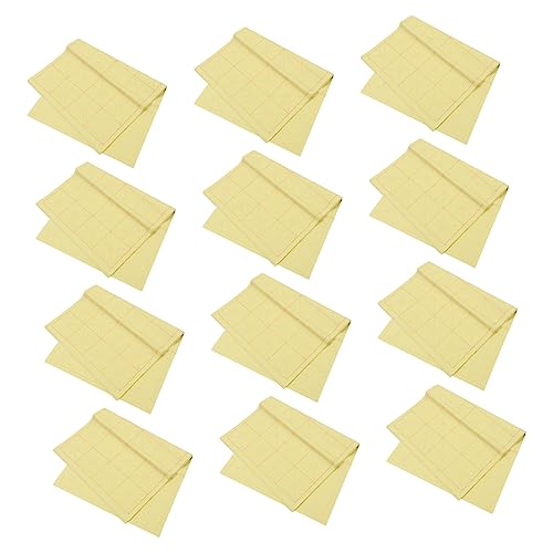 jojofuny 50 Piezas Papel de Caligrafía Xuan de Arroz para Práctica para Caligrafía y Escritura Manual con Pulpa de Bambú para Principiantes