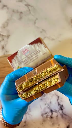 Dubai Chocolate Bar Kunafa Pistachio Bar ELITE - Famous Dubai Chocolate