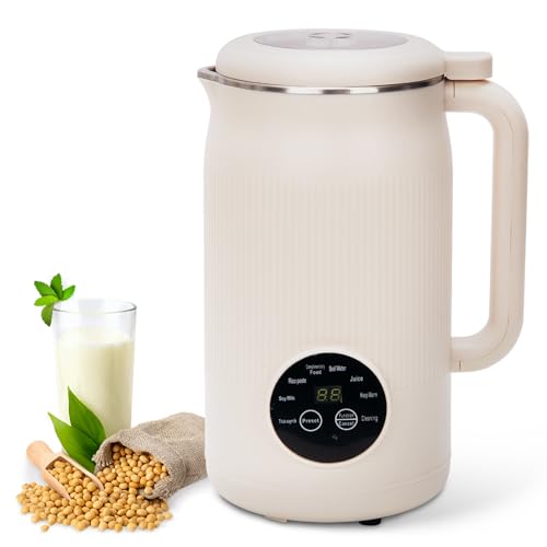 HENYEER Sojamilch Hersteller 1200ml, Nussmilch Maschine mit 8...