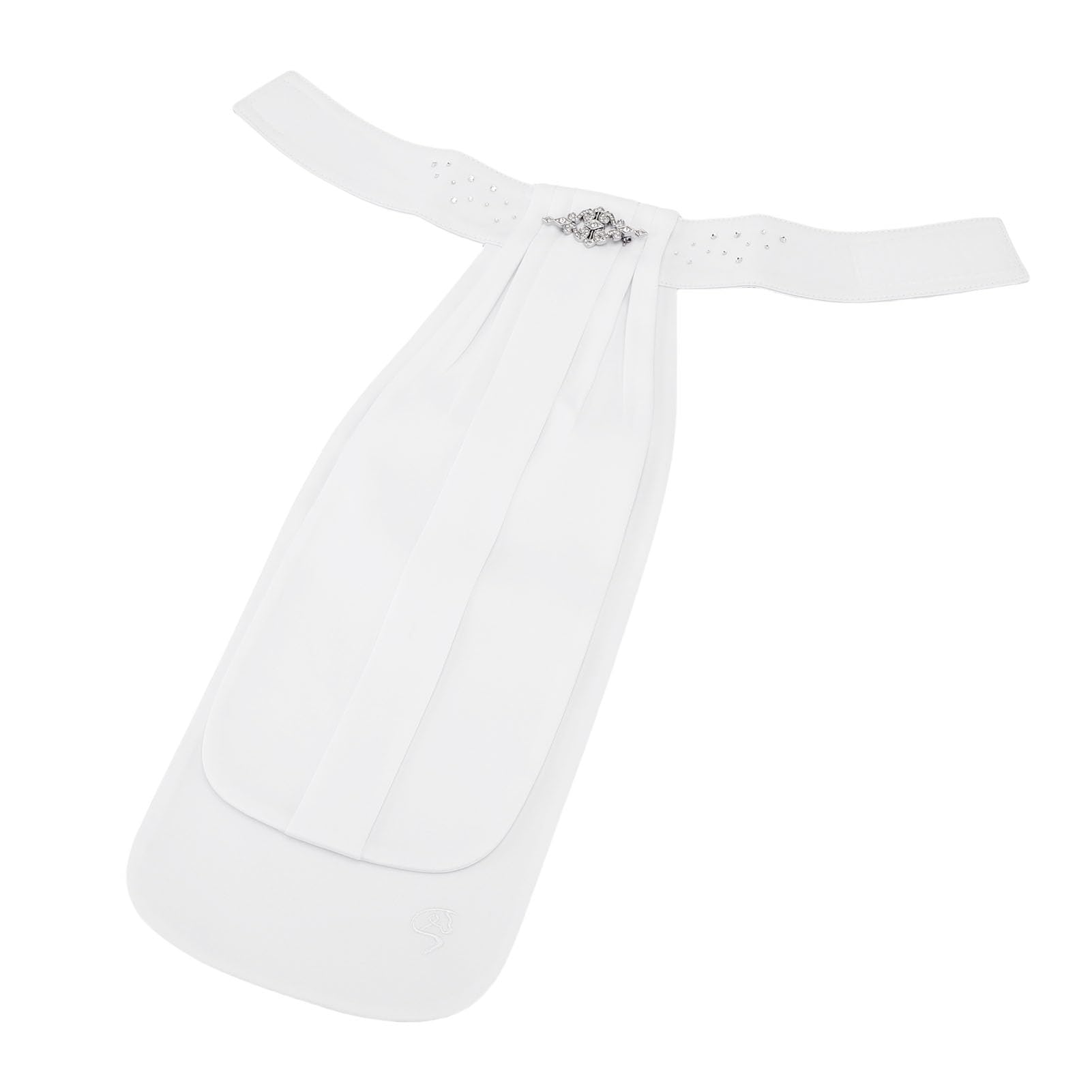 Asixxsix Corbata de equitacion, Equipamiento clasico de equitacion Corbata de cuello de equit acion versatil con tejido comodo para adultos, para competiciones formales