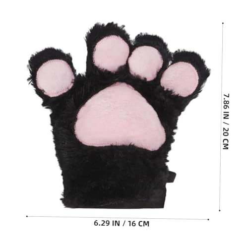 Cute Cat Paw Gloves Winter Animal Claw Mittens Warm Cat Claw Gloves for Cosplay2