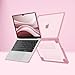 MOSISO Compatible with MacBook Pro 14 inch Case 2025-2021 M5 M4 M3 M2 M1 A3434 A3112 A3185 A3401 A2918 A2992 A2779 A2442, Heavy Duty TPU Bumper Hard Case&Keyboard Skin&Screen Film, Chalk Pink