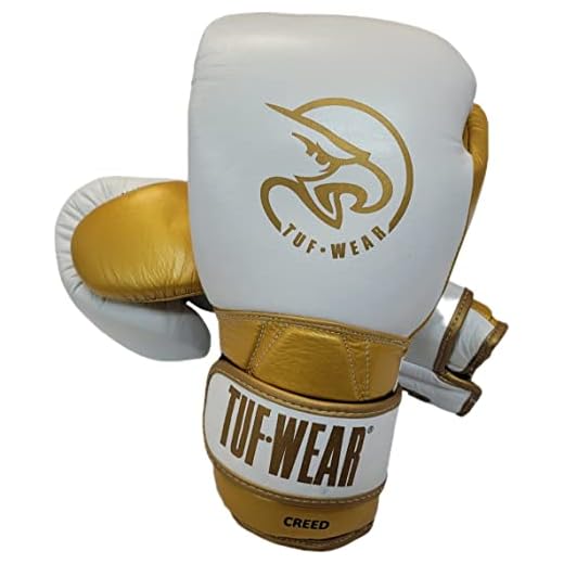 TUFWEAR Leder Boxhandschuhe Creed | Sparring Boxhandschuhe| Boxsack Boxhandschuhe | Boxhandschuhe 10 oz 12 oz 14 oz 16 oz Echtleder