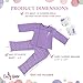 Emily Rose 14 Inch Doll Purple Polka Dot Pajama Set Gift Boxed | USA Brand 3-Piece Sleeping Outfit with Fluffy Puppy Slippers | Encourages Creative Learning | Fits Wellie Wisher & Glitter Girl Dolls