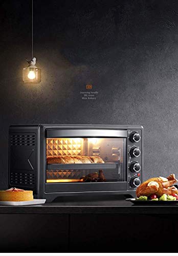 CHYOOP Mikrowellenherd im Retro-Stil für die Arbeitsplatte mit Drehteller und Positionsspeicher, Öko-Modus und Ton an/aus, vollautomatischer Haushalts-Küchenherd, Multifunktions-Backofen