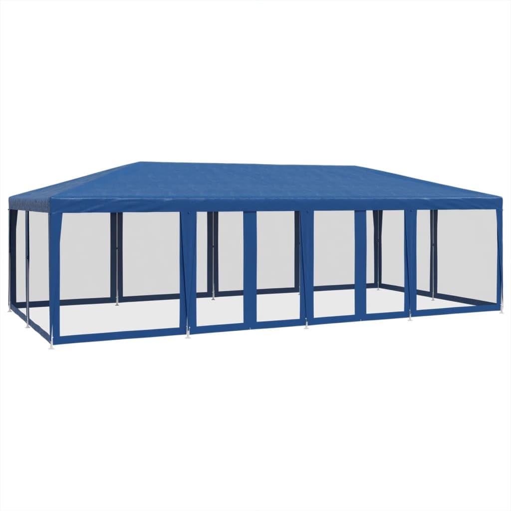 Tente de fête 8x4m PEHD idéale pour vos grands repas de jardin