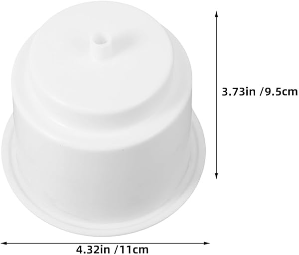 PENIKOKO 3 Pezzi Portabicchieri per Barche in Nylon Resistente Foro di Scarico Bianco Inserto per Yacht Camper e Camion Porta Bevande Marino Stabile e Durevole per Kayak e - 2