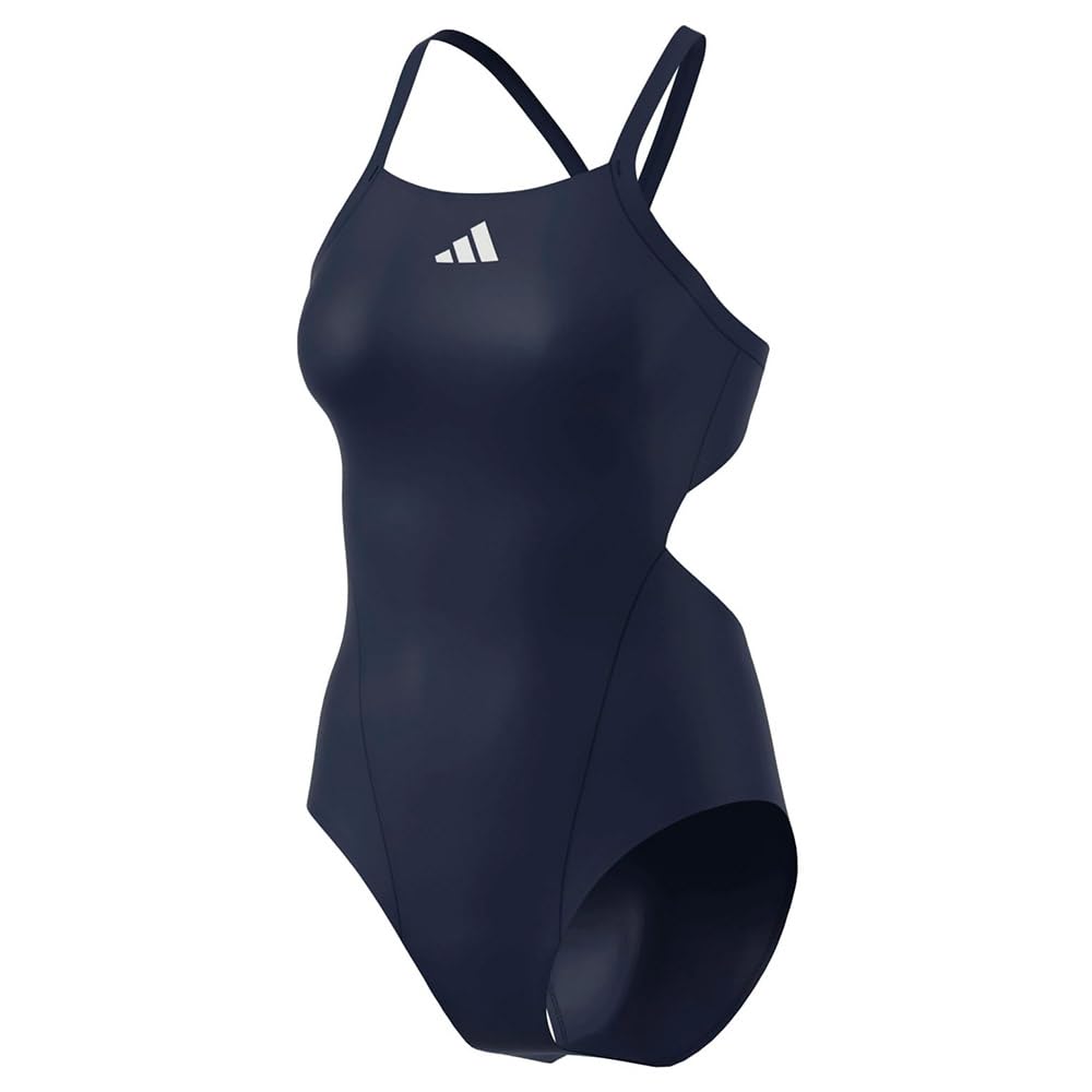 adidas Women's Ripstream Team Thin Straps C-Back Swimsuit Swimwear, Team Navy Blue 2, 42