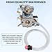 Podoy P3314 PP4218A Carburetor for Poulan Chainsaw Parts P4018 PR4218 P3416 P3816 PL3314 Carburetor Rebuild Kit Compatible with Poulan Pro 18″ 35cc 42cc Chainsaw Craftsman 358.350990 Walbro 0402 WTA30