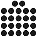 Levenger Circa Discs - Set of 22, 1-Inch, Black Large (ADS1850 BK)