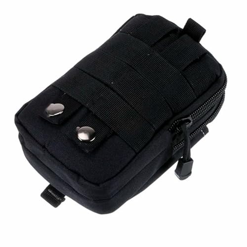 Bolsa Porta Objetos Pochete Tática Cintura Militar P/Cinto (PRETO)