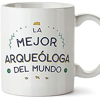 MUGFFINS Tazas para ARQUEÓLOGA mujer - En Español - Mejor del