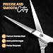 Utopia Care Hair Cutting and Hairdressing Scissors 6.5 Inch, Premium Stainless Steel Shears with Smooth Razor and Sharp Edge Blades for Salons, Men, Women and Kids, Silver