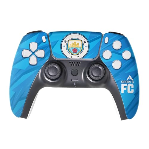 Mannchester City Custom PS-5 Controller Wireless compatible with Play-Station 5 Console by BCB Controllers | Proudly Customized in USA with Permanent HYDRO-DIP Printing (NOT JUST A SKIN) by BABY CUDDLE BOX - Used condition - US$59.70
