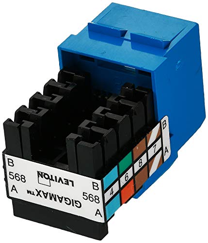 Adaptador Leviton Cat 5e QuickPort RJ45, Pack 10 miniatura 3