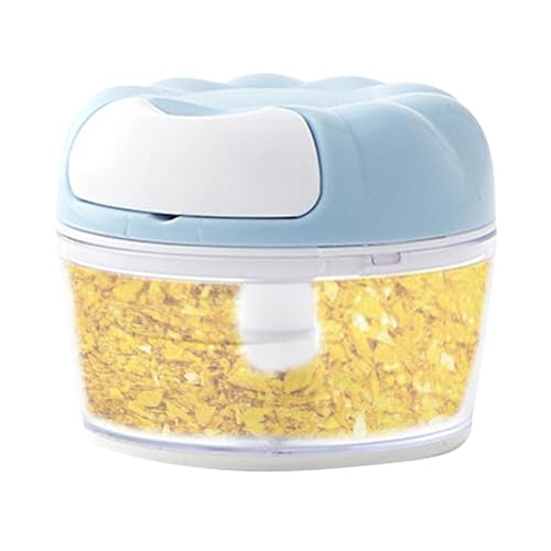 Picadora manual de ajo, herramienta compacta para moler verduras, fácil de picar ajo, aguacate, pepino y pimienta para cocina
