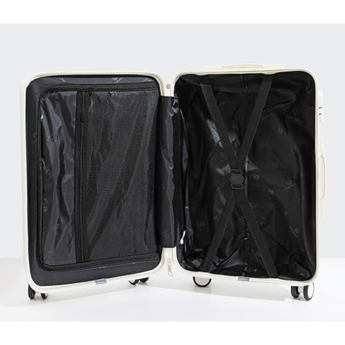 Lightweight and Wear-Resistant Trolley Case, High-Looking, Sturdy and Thickened Suitcase for Travel,Retro Rose Gold-24 inches2
