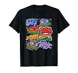 Photo Gallery teenage mutant ninja turtles: mutant mayhem graffiti names maglietta Photo Gallery teenage mutant ninja turtles: mutant mayhem graffiti names maglietta