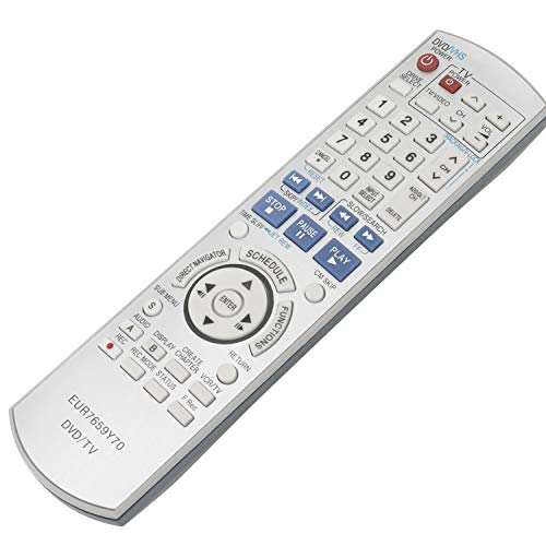 VINABTY EUR7659Y70 Replaced Remote Control Suitable for Panasonic DVD Recorder DMR-ES45VS DMR-ES35V DMR-ES45 DMR-ES46 DMR-ES46V DMR-ES36V DMR-ES25S DMR-ES46VS DMR-ES45V DMR-ES35VP DMR-ES35VPC - Image 2